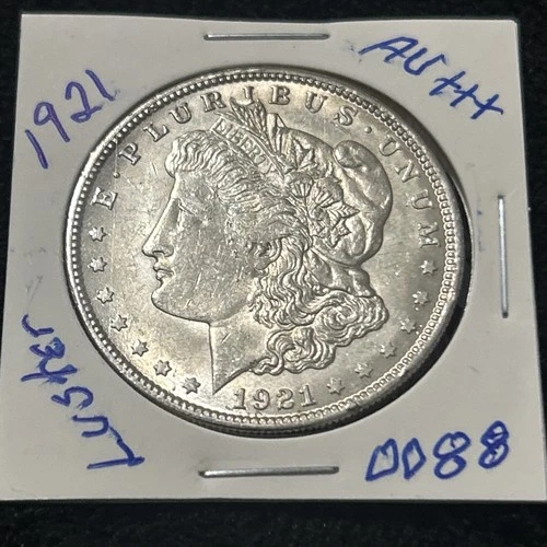 1921 Morgan Silver Dollar  AU+++