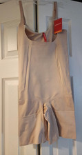 SPANX Sculpt Women's Soft Nude OnCore Open-Bust Mid-Thigh Bodysuit MEDIUM  GIFT