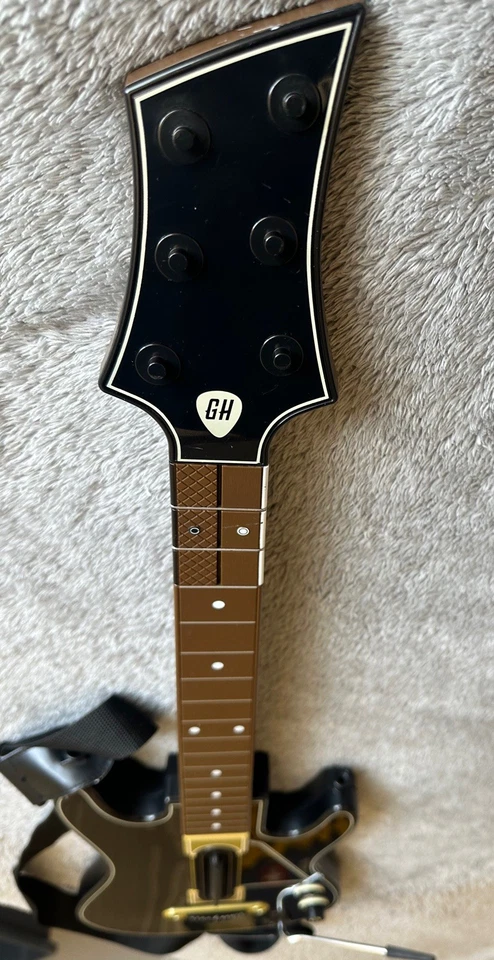 Activision-Guitar Hero Power Wireless Guitar- Xbox 360, PC, PS3 - Image 4 of 4