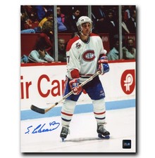 Stephan Lebeau Montreal Canadiens Autographed Action 8x10 Photo NO TARIFFS