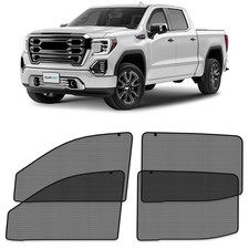Magnetic Car Window Sunshade Side Shade For 2019-2026 Gmc Sierra 1500 Crew Cab