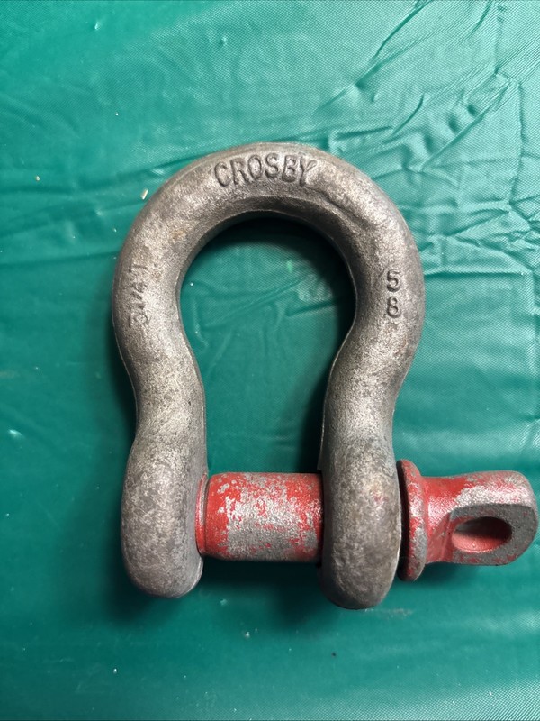 Three Vintage Crosby SWL 3-1/4 Ton Shackle 58