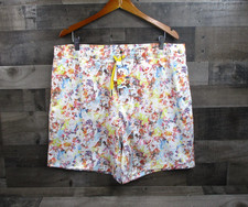 Robert Graham Swim Shorts Mens 2XL Abstract Paisley Hydrocool Quick Dry Trunks