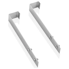 Set of 2 Speed Rail Hangers, Stainless Steel Mounting Straps