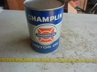 Vintage Full Metal Quart Oil Can Champlin Only 1 on eBay!  NICE! Lot 26-40-C