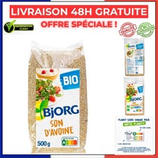 Son d'avoine bio BJORG 500 g Riche en fibres et protéines