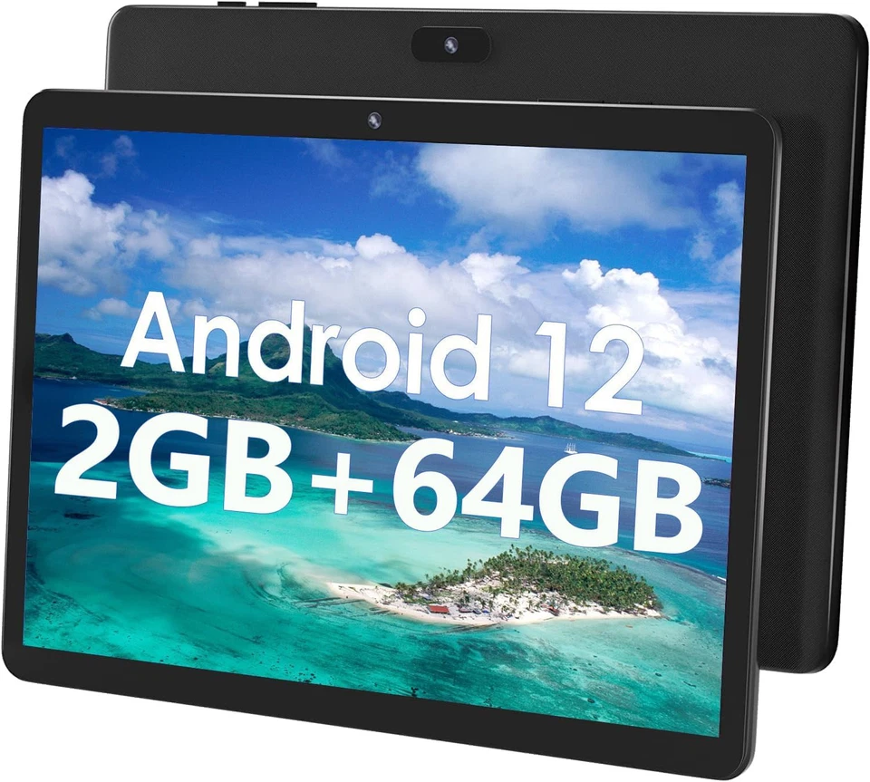 2025 10,1 Zoll Tablet 2-4GB RAM 64GB ROM Android 13 1.6Ghz WiFi IPS Dual-Kamera - Bild 2 von 4