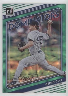 2022 Panini Donruss Dominators Green 20/25 Gerrit Cole #D-11 4z8