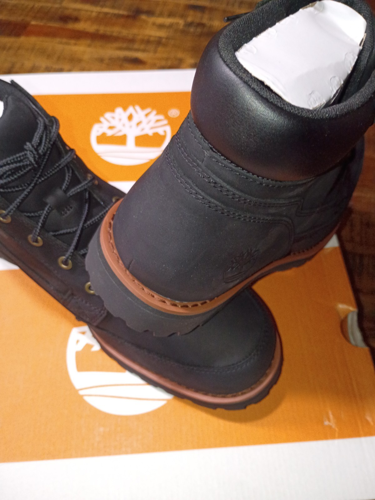 Mens TIMBERLAND Attleboro Mid Lace Premium Leather Chukka Boot Sz 10.5  Black