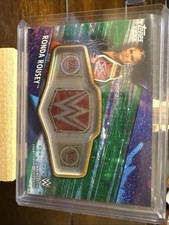 2020 Topps WWE Ronda Rousey Commemorative Championship Plate /75