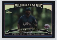 2006 Topps Chrome Black Refractor 141/549 Torii Hunter #258
