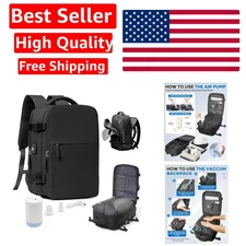 Waterproof Vacuum Compression Daypack with USB Port - Ultimate Travel Upgrade