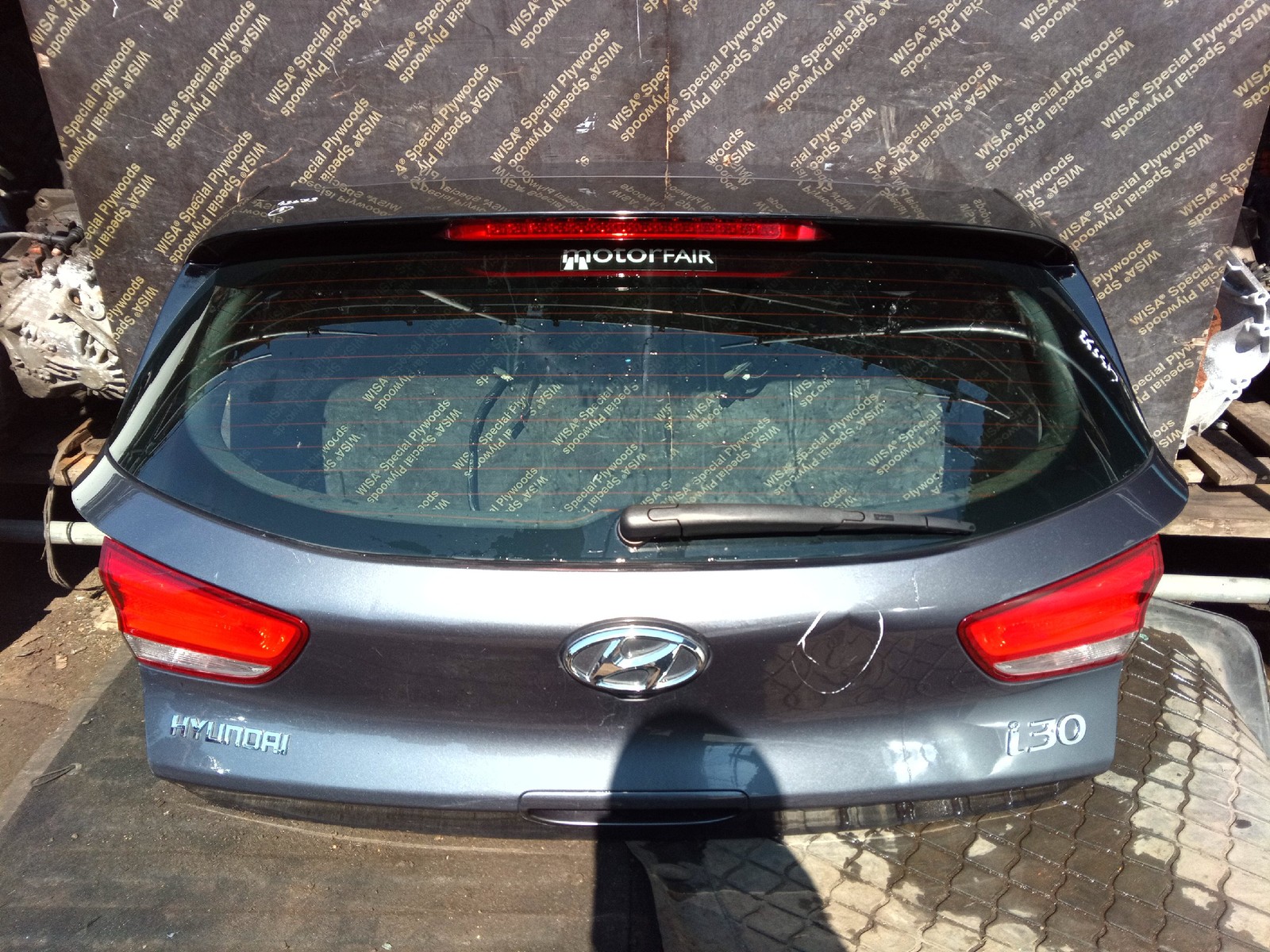 HYUNDAI I30 CRDI SE NAV MK3 PD 5DR HATCH 2017-2019 TAILGATE BARE GREY 43533