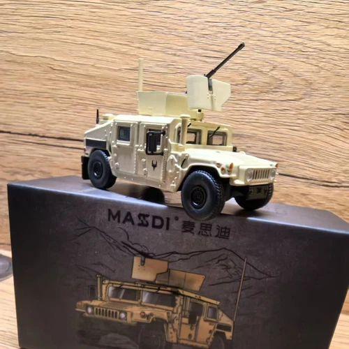 Masdi 1/64 Hummer H1 Armored Car Military Vehicle Diecast Car Model Collection - Picture 6 of 8