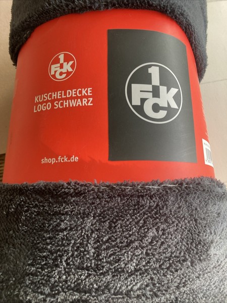 "1.FC Kaiserslautern Kuscheldecke \"Logo Schwarz\" 150X200Cm"-image