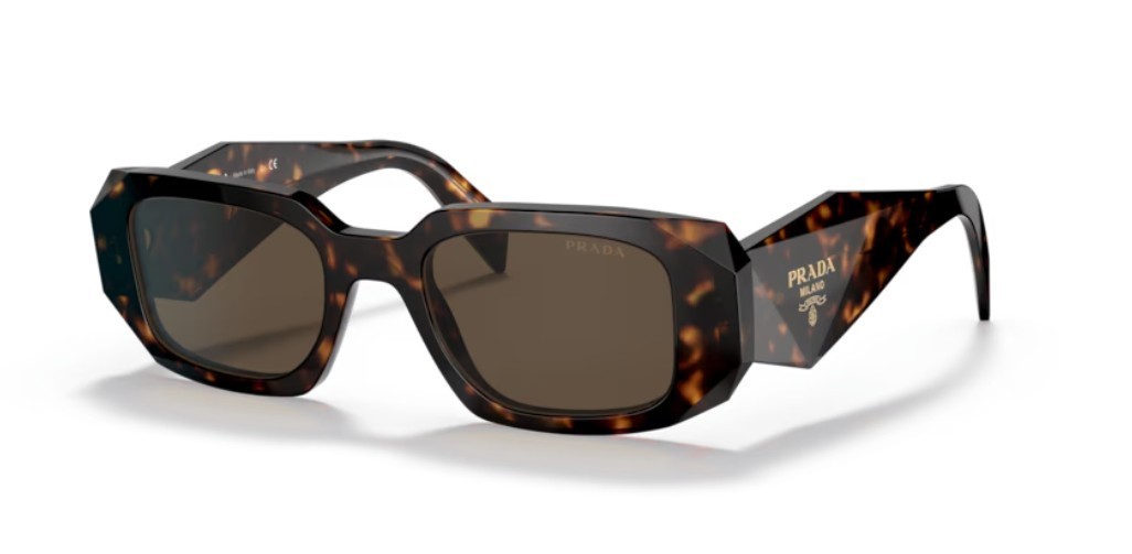 Prada 17WS -  49 2AU8C1 - Occhiali da Sole -  Tartarugato/Marrone
