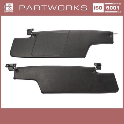 Sonnenblenden für PORSCHE 914 ohne Schminkspiegel SET L+R SCHWARZ