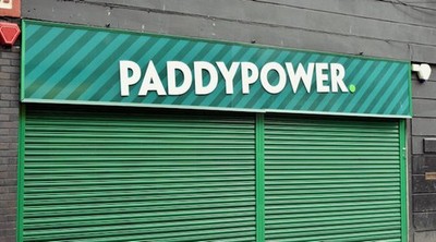 Photo 6x4 Paddy Power sign, Belfast (March 2017) Belfast County Borough T c2017