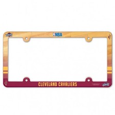 Cleveland Cavaliers Plastic License Plate Frame Plastic Full Color Style - Speci
