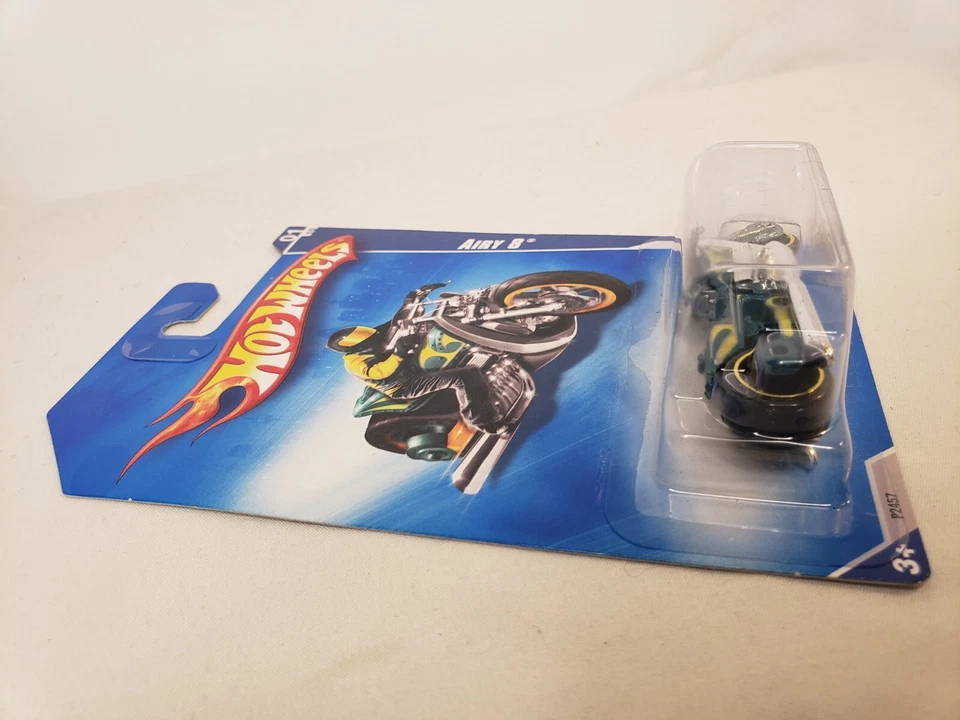 Bicicleta Hot Wheels #137 2009 Rebel Rides 1/10 Airy 8 verde azulado - P2457 - DD4 Foto 4 de 4