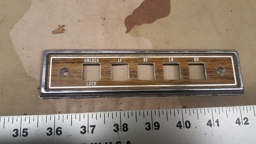 1980-1991 Jeep Wagoneer SJ Pair of Interior Window Door Switch Please Woodgrain - Picture 5 of 8