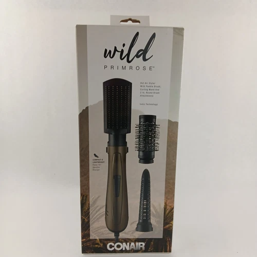 Conair BC650 Wild Primrose Multi Styler Ionic Technology Hot Hair Brush Open Box