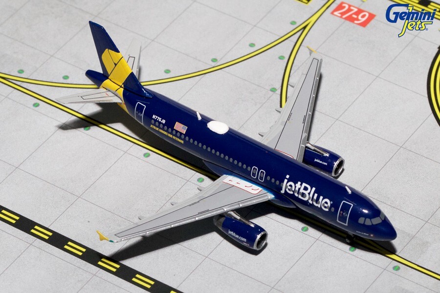 Gemini Jets | JetBlue | Airbus A320 | N775JB "Veterans" | GJJBU1546 | 1:400