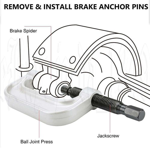 21Pc Ball Joint Remover Tool Kit Press Auto Repair Install Adapter Set Service - Picture 2 of 12
