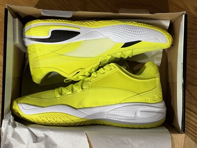Puma Court Rider 1 LaMelo Ball Men Size 12 Basketball Shoes Yellow Glow New