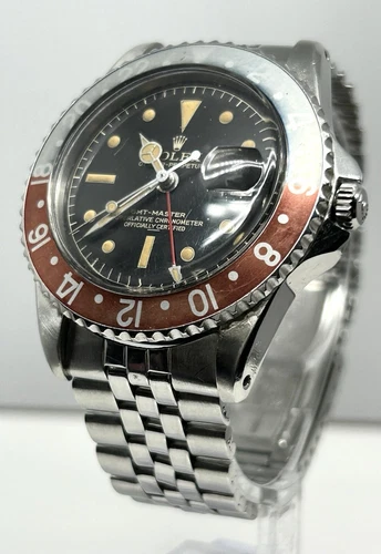 Rolex GMT-Master 1675 with Blue and Red, Red Backed Original Bezel 1961