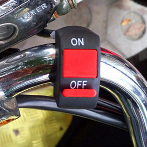 Universal Handlebar Motorcycle Switch ON-OFF Button LED Angel Eye Light Switc Yf - Picture 2 of 9