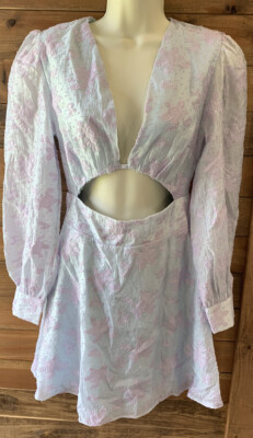 Fore Collection Say Goodbye Mini Dress Front Key Hole Size Small
