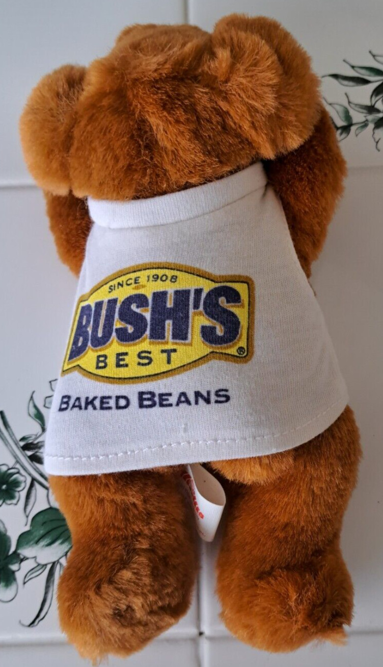 Animal Fair Bush's Best Baked Beans 7.5 inches Golden Retriever Plush Dog 1999