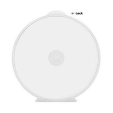 25 Clear CD DVD R Disc Clam C Shell PP Poly Plastic Storage Case 5mm with Lock