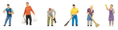 Working Around the house - 6 Figuren Set Faller 151696