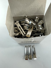 100 Pcs Hairdressing Double Prong Curl Clips 1.8" Curl Setting Section Hair Clip