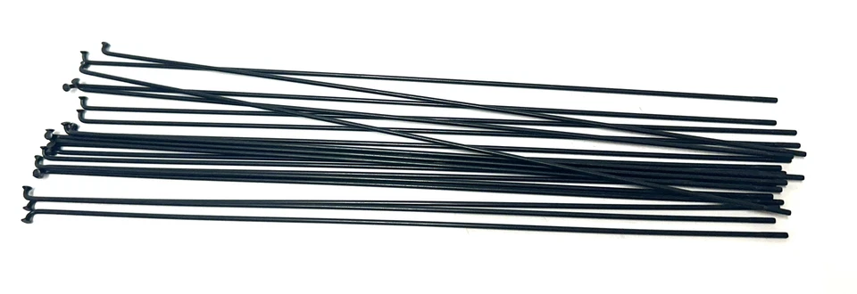 DT SWISS Champion Round Black Spokes Black J-bend 2.0 mm 276mm 100/Count Bulk - Image 2 of 4