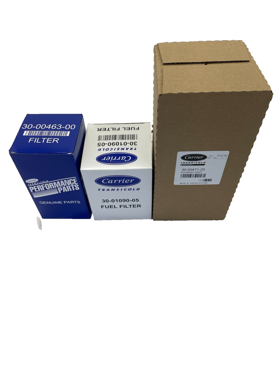 CARRIER FILTER KIT TRAILER 30-50373-00SV: 30-00471-20 30-01090-05