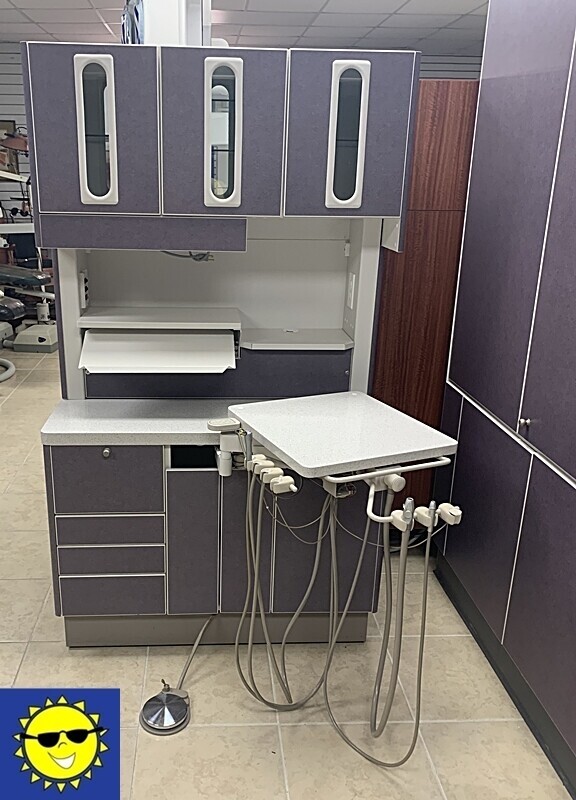 Adec 5580 Rear Treatment Cabinet w/ Dr Delivery & Assistant Pkg ...