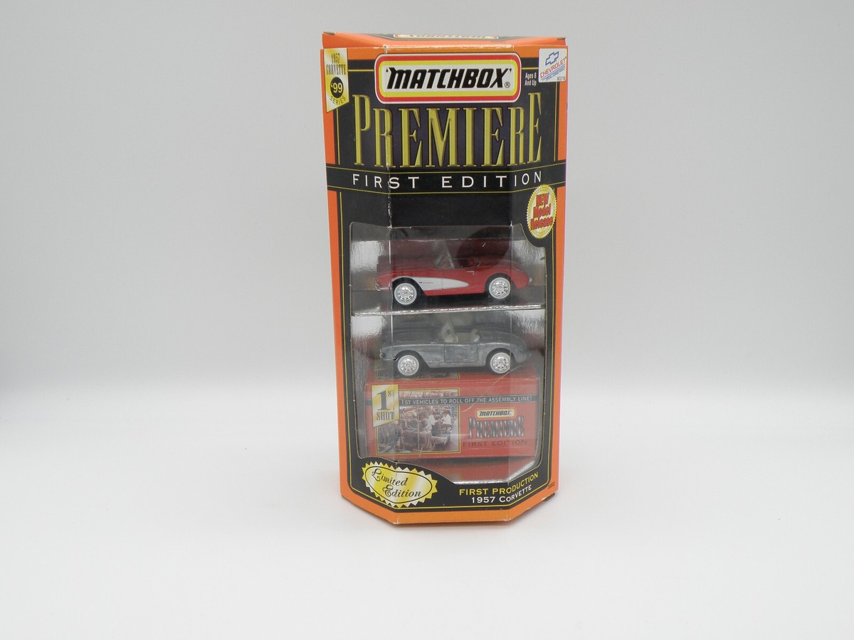 MATCHBOX 1/43 Corvette 1957 ミニカー Amazon.com: 1957 Chevy Corvette Convertible Black 1/43