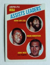 1971-72 Topps Basketball #143 Van Lier Robertson West MINT