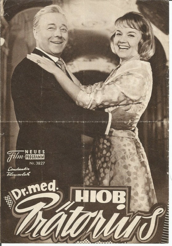 Dr. med. Hiob Praetorius 1965 AUSTRIA Kino Neues Film Programm Heinz Ruehmann