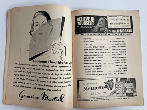 Vintage South Pacific Playbill (1951) Majestic Theatre Roger Rico Martha Wright - Picture 5 of 9