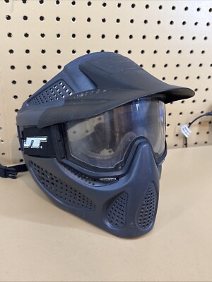 JT Paintball Mask With Goggles, Visor, And Original Band