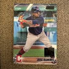 2021 Stadium Club Chrome Virtual Reality #VR2 Jose Ramirez Black #'d /99