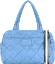 Marc Jacobs Quilted Nylon Medium Weekender Travel Bag Blue Heaven ML236983