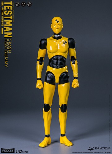 DAMTOYS 1/12 DPS02 TESTMAN Crash Test Dummy 6" Action Figure Hot Toys U.S.A. - Picture 12 of 12