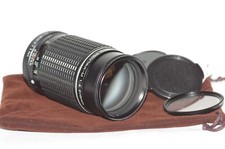 Télé objectif 200mm f4 PENTAX avec bouchons, filtre, pare-soleil et housse, TBE_