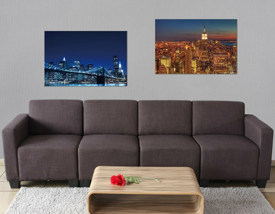 2er-Set LED-Bild mit Beleuchtung Leinwandbild Leuchtbild 60x40cm, Timer - Bild 4 von 4