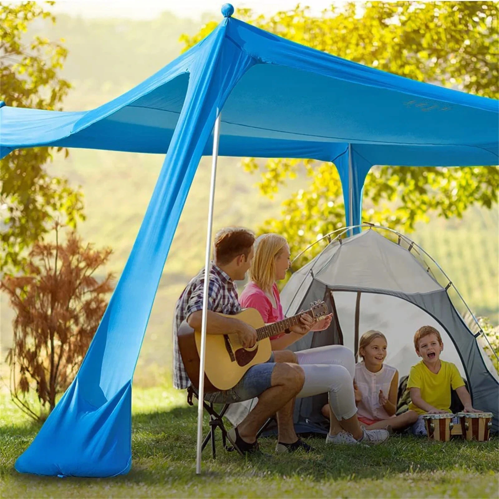⛺️ Shades Beach Tent Large Portable Beach Tent Pop Up Shade Canopy Neso Style ⛺️
